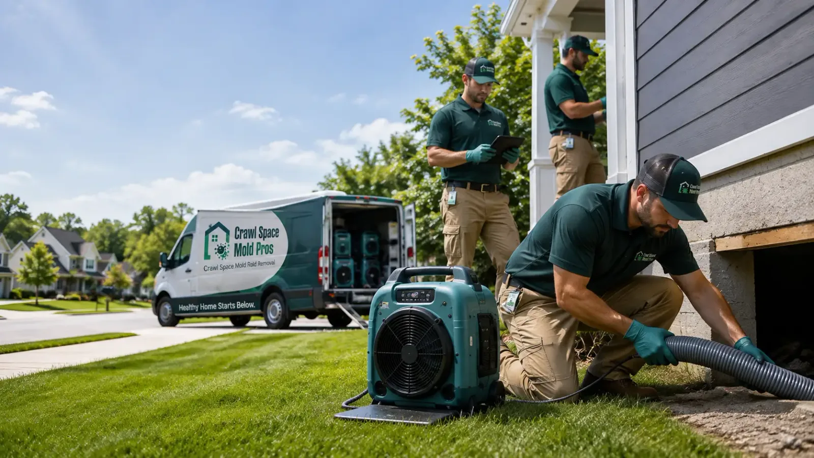 Crawl Space Mold Removal in Roseville, CA